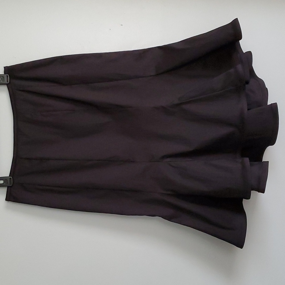 Price Drop‼️Tadashi Shoji ❤️ Vtg. Black Flounce Fluted Ruffle Pencil Skirt. S:12